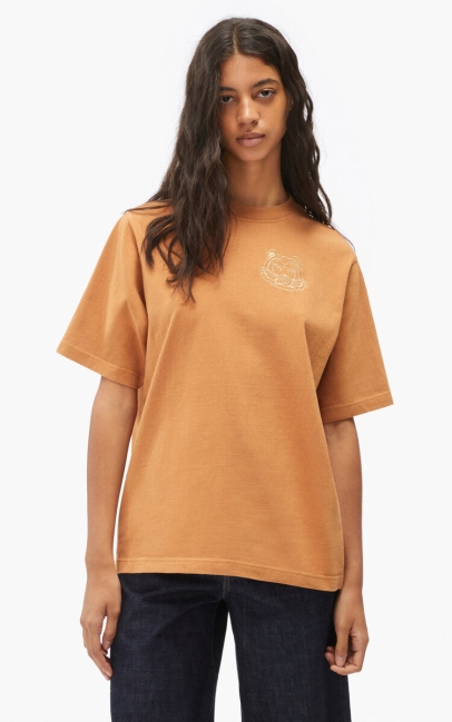 Kenzo Women Re/Kenzo Relaxed Casual T-shirt Paprika